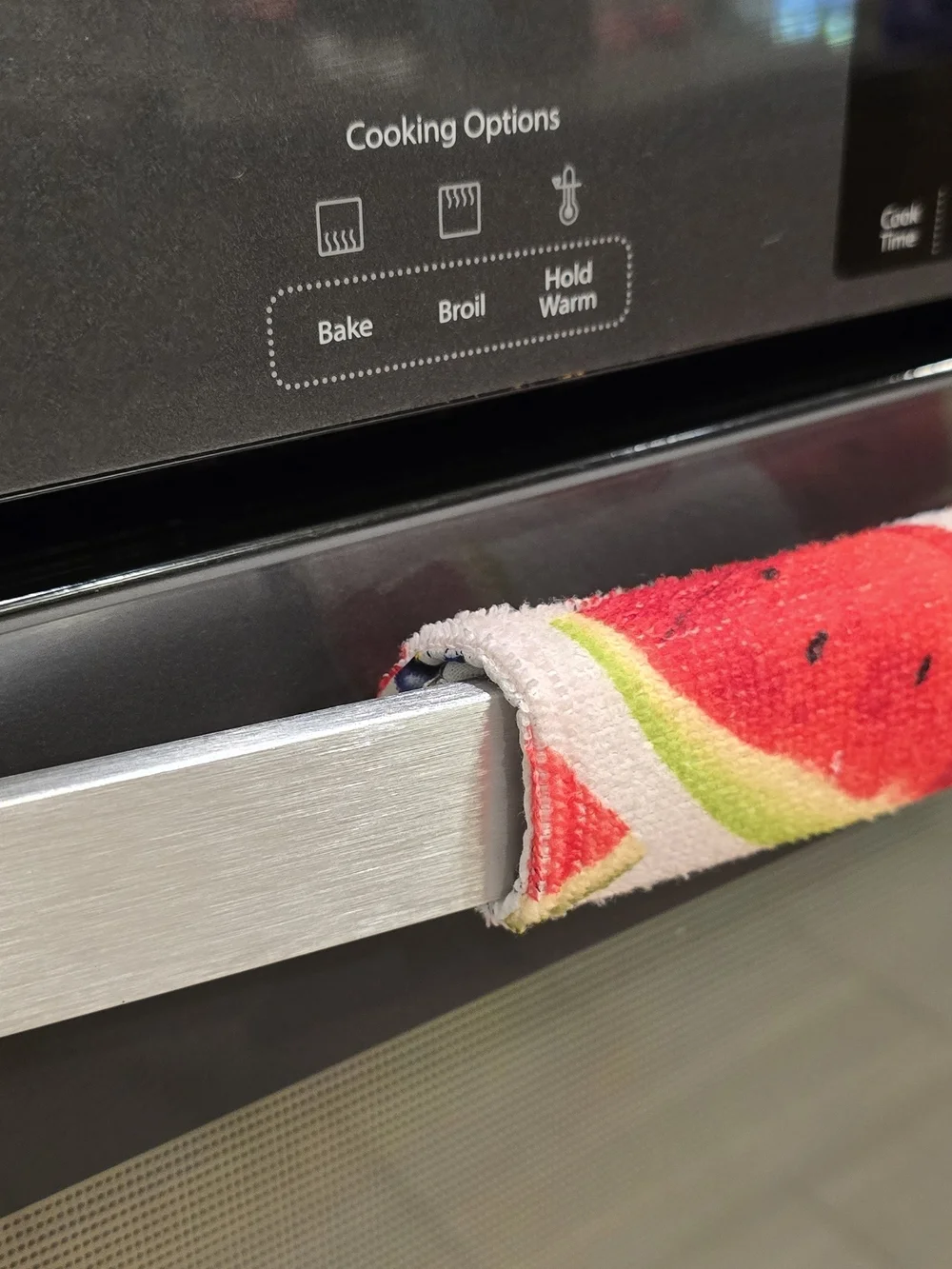 Floral Lemon And Watermelon Oven Handle Cover -For Kitchen Oven, Refr Protector